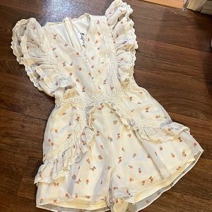 Girl’s Romper with Zipper Back